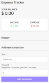 React Expense Tracker